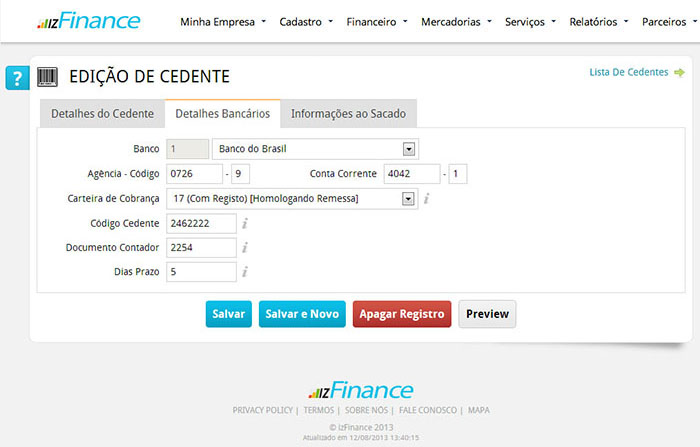 Tela de Emissão de Boletos - Imagem 3