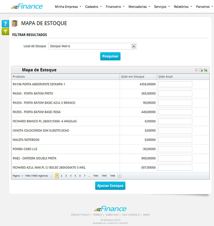 Tela de Gerenciamento de Estoque - Imagem 4