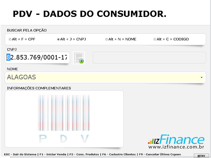 Tela de Ponto de Venda (PDV) - Imagem 2