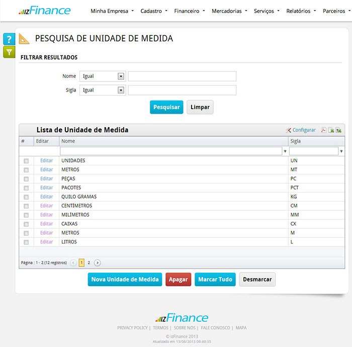 Tela de Conferência de Lotes - Imagem 1
